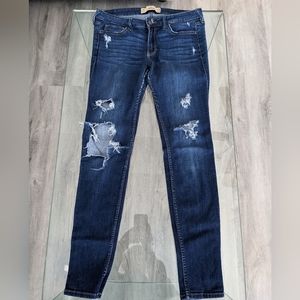 2 Pairs Hollister Straight Leg Skinny Jeans Size 7L